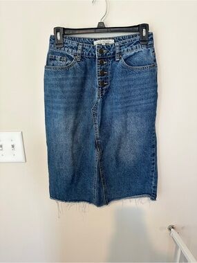 The Mainstreet exchange denim skirt